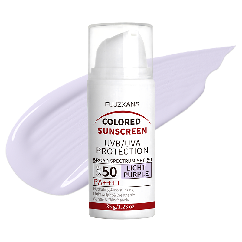 Light Purple Tinted Sunscreen  - Spf 50 Waterproof Sunscreen review and price