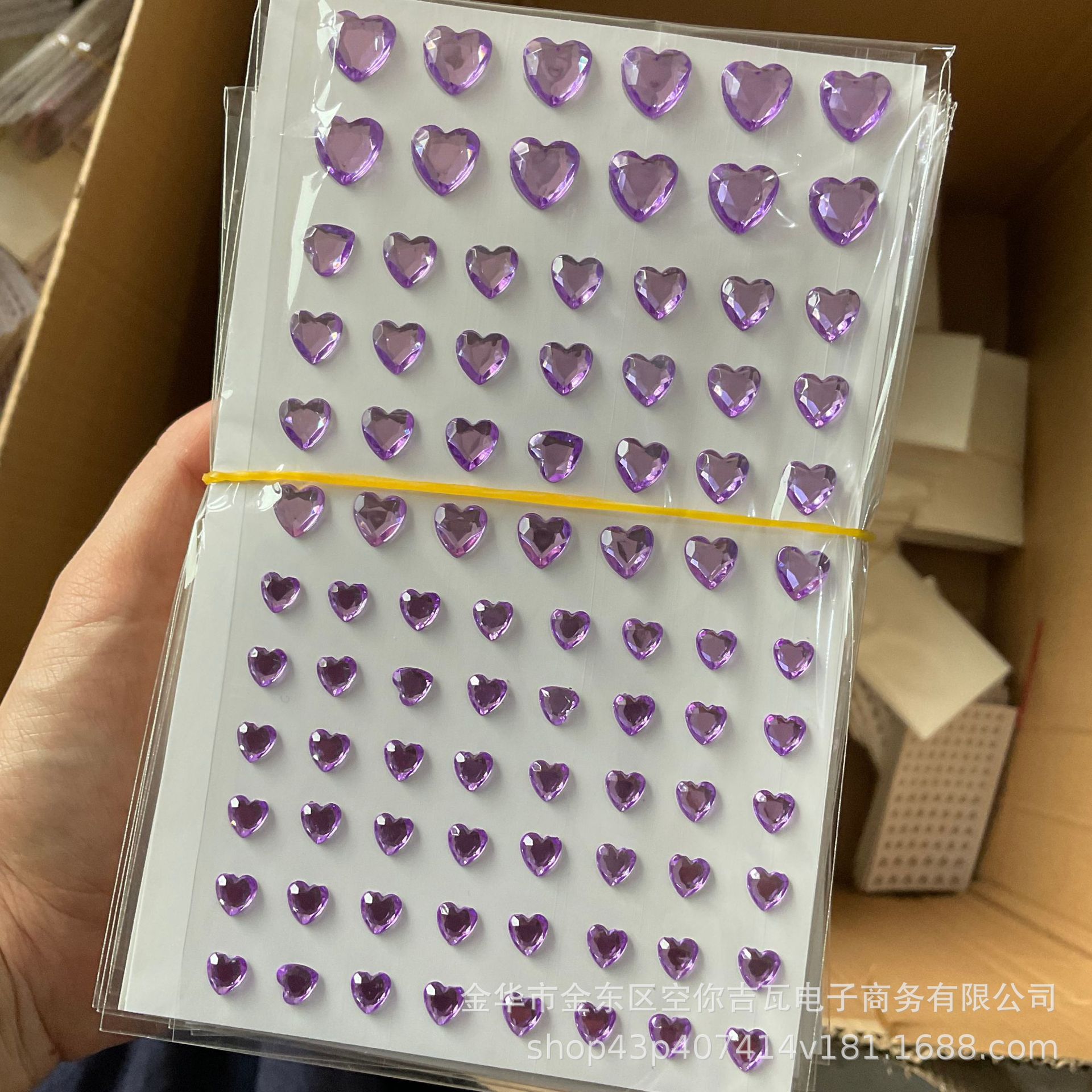 Multi Color Heart Rhinestone F - Makeup review and price