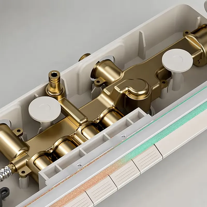 Brass Digital Waterfall Shower - Massage review and price