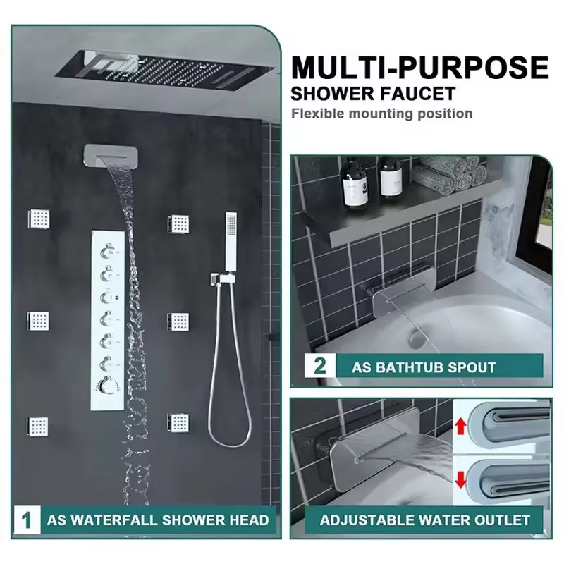 Luxury Smart Ceiling Shower Sy - Massage review and price