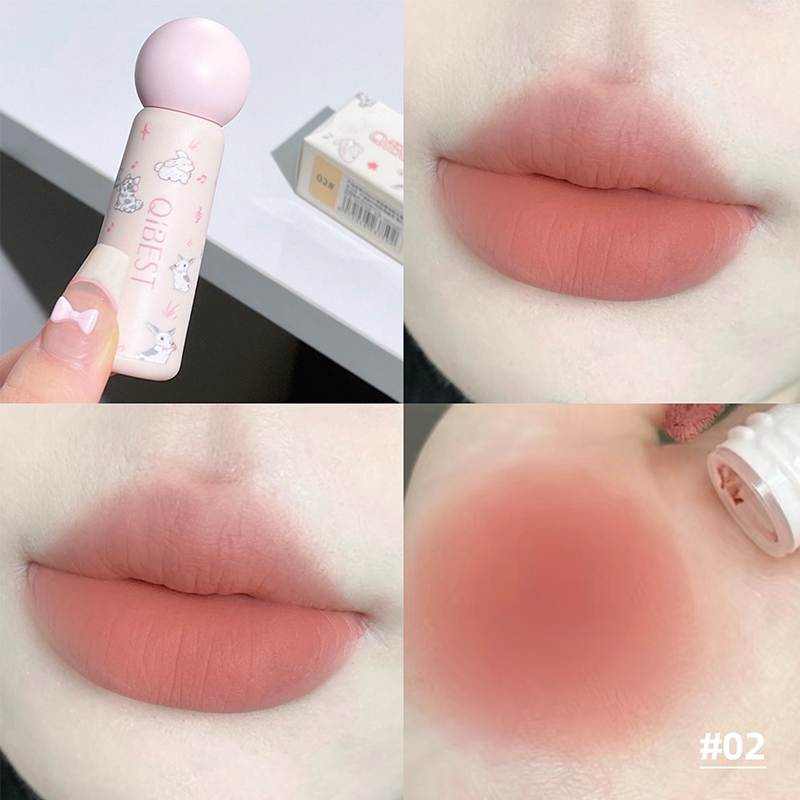 QIBEST Cute Velvet Matte Lip M - Matte Velvet Lip Tint Long Lasting review and price