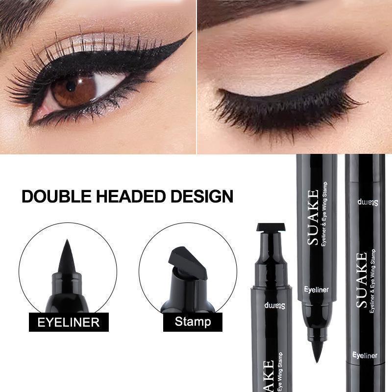 2PCS Black Eyeliner Double-end - Waterproof Liquid Eyeliner Pen review and price