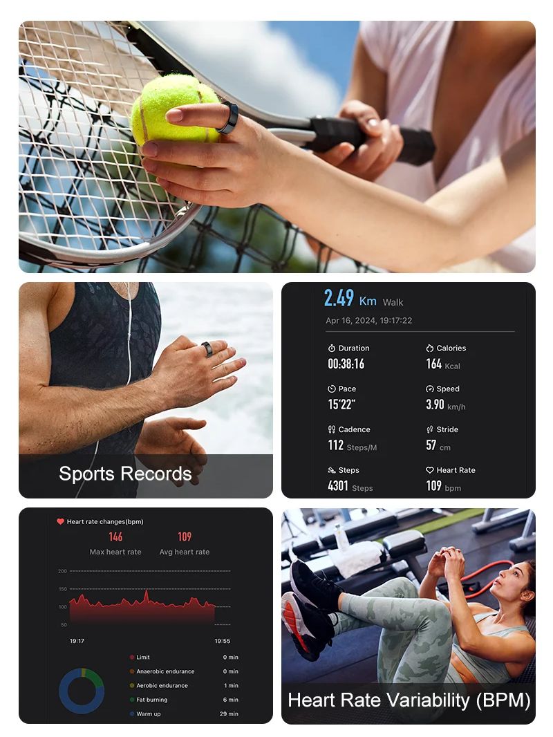 New Smart Ring R09 Health Moni - Health Monitors review and price
