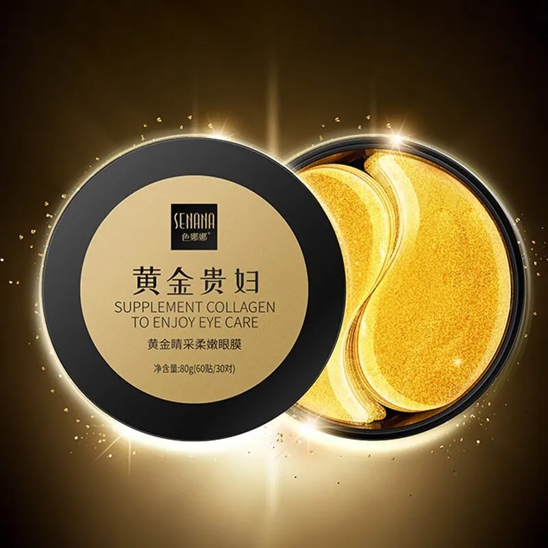 60pcs Golden Moisturizing Eye  - Collagen Under Eye Patches review and price