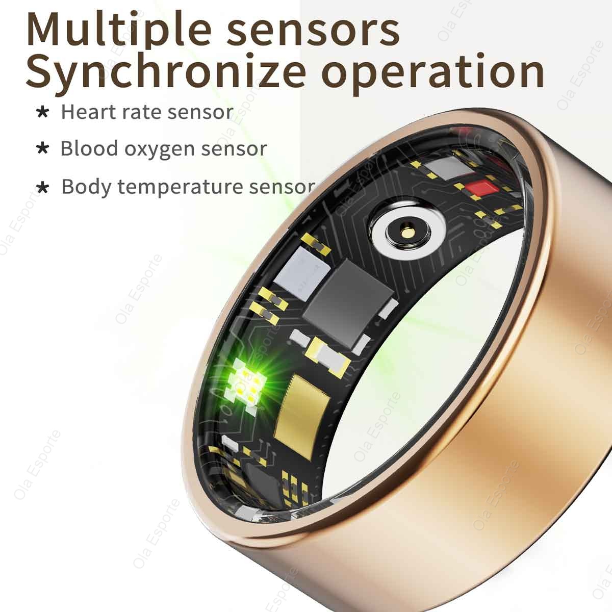 Titanium Alloy Smart Ring, Hea - Health Monitors review and price
