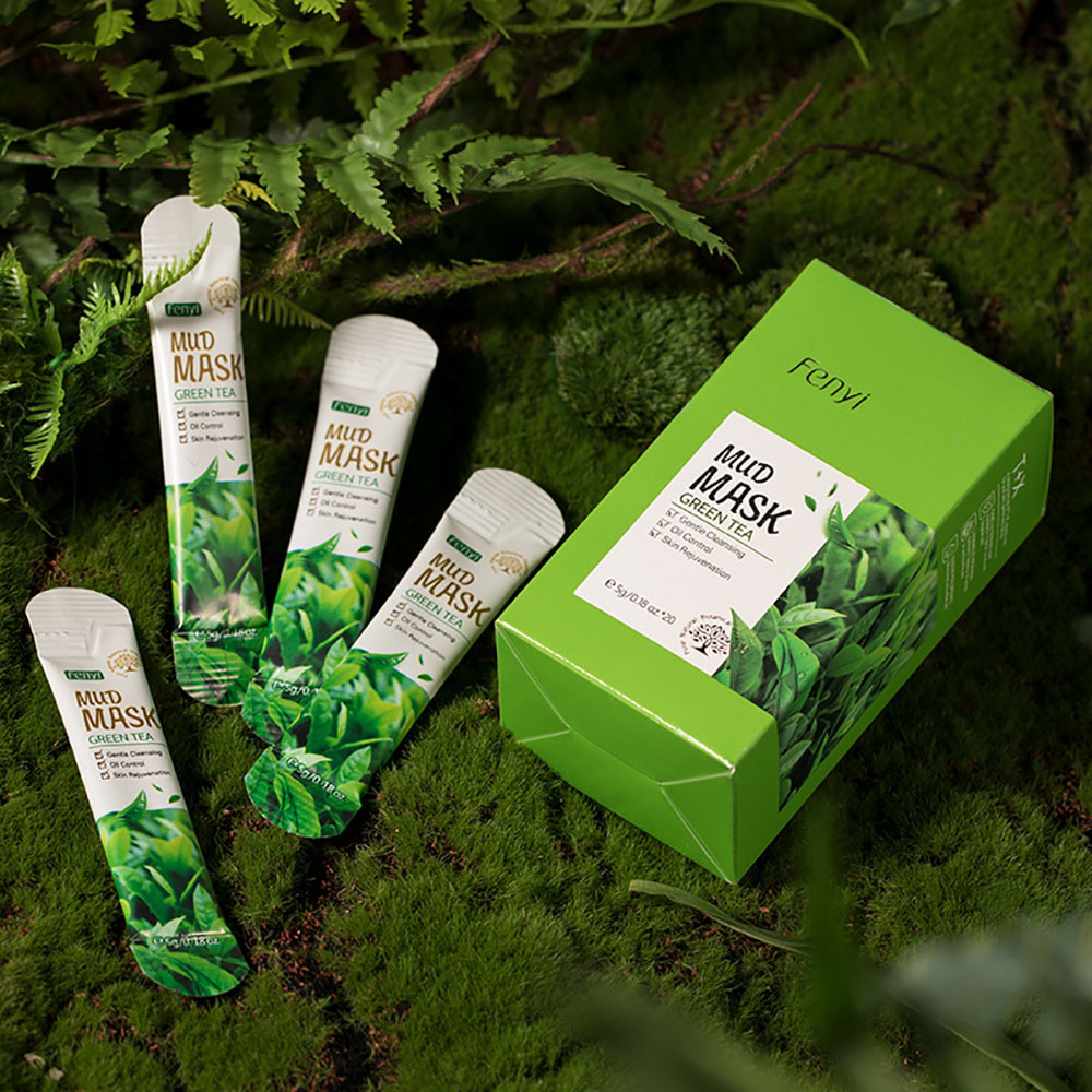 Fenyi Green Tea Clay Mask 5gx2 - Green Tea Cleansing Clay Mask review and price